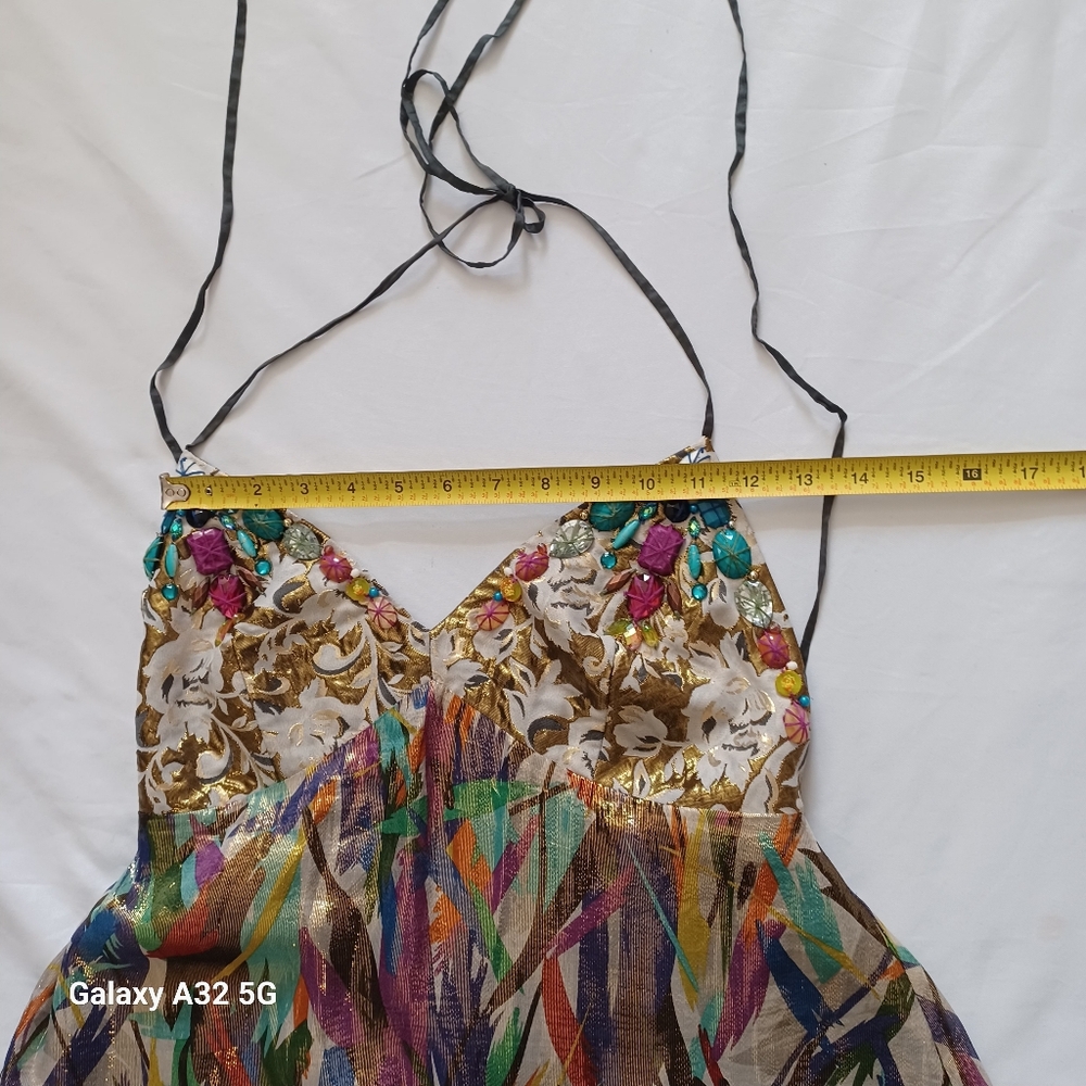 Meghan Los Angeles Women Size 6  Multicolor Abstract Dress - Picture 11 of 15